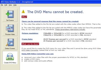 create DVD menu in AVS Video ReMaker create DVD menu in AVS Video ReMaker