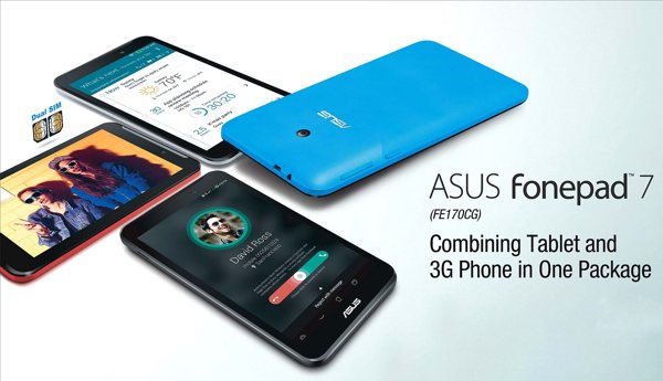 ASUS FonePad 7 (FE170CG) is Your Affordable Dual Sim 3G Phablet