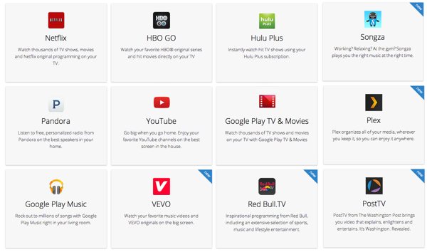 The Complete List of Chromecast Apps (2013)