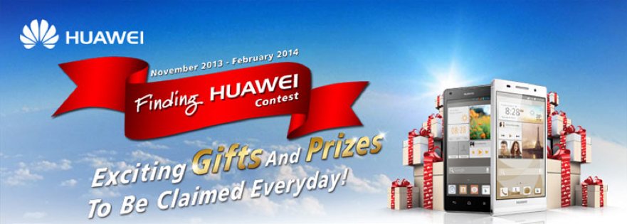 Finding Huawei Contest with Over RM2.5 million Prizes and Gifts