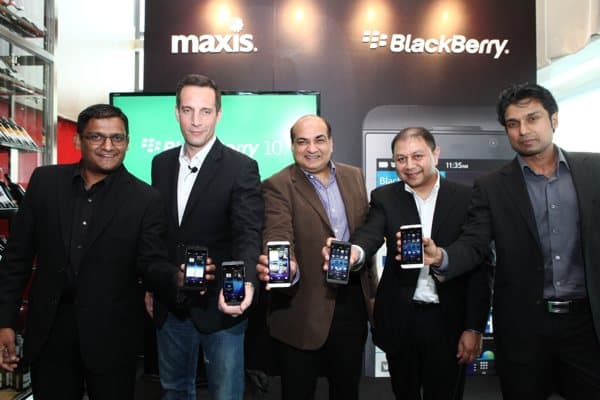 Maxis BlackBerry Z10 launch