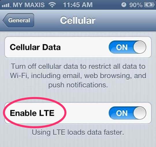 Now Apple iPhone 5 is Supported by Maxis 4G LTE Network in Malaysia