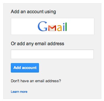 Add Google account using Gmail or any email address