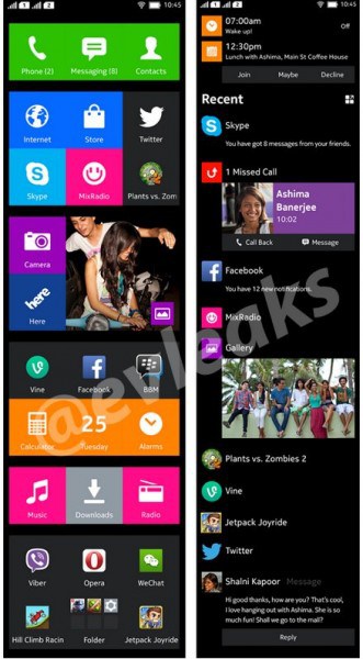 Nokia Normandy screenshots