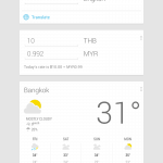 Google Now cards