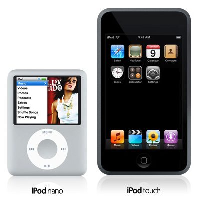 Apple iPod Touch and iPod Nano with Video Apple iPod Touch and iPod Nano with Video