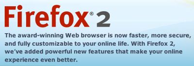 Bon Echo - Firefox 2 Alpha 2