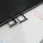 Huawei Ascend P7 microSD tray and SIM tray