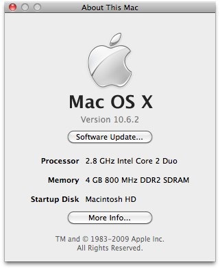 Apple iMac with 4GB RAM
