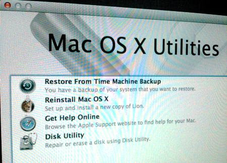 Mac recovery disk tools