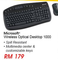 Microsoft Optical Desktop 1000 Microsoft Optical Desktop 1000