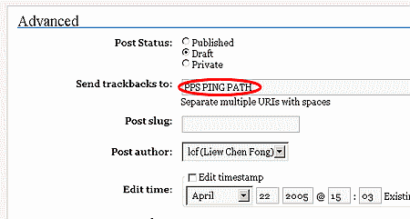 Auto Ping PPS - Advance control