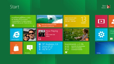 Windows 8 start
