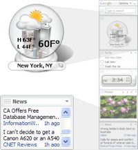 google desktop gadget