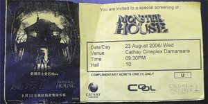 Mounster House special screening ticket Mounster House special screening ticket