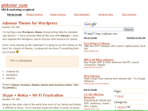 SEO AdSense WordPress Theme
